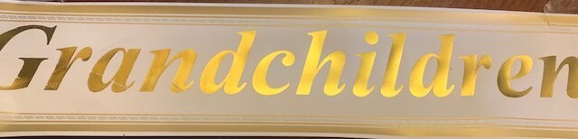 Custom Ribbon Sash